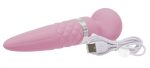 Вибромассажер 2в1 PILLOW TALK - Sultry классический массажер и вибратор с ротацией, подогрев