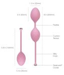 Розкішні вагінальні кульки PILLOW TALK - Frisky з кристалом, діаметр 3,2 см, вага 49-75гр
