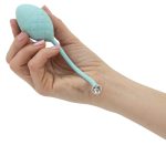 Роскошные вагинальные шарики PILLOW TALK - Frisky с кристаллом, диаметр 3,2см, вес 49-75гр