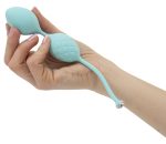 Роскошные вагинальные шарики PILLOW TALK - Frisky с кристаллом, диаметр 3,2см, вес 49-75гр