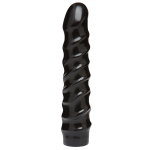 Дилдо Doc Johnson CodeBlack - 8 Inch Raging Vac-U-Lock со стимулирующим рельефом, диаметр 3,8см