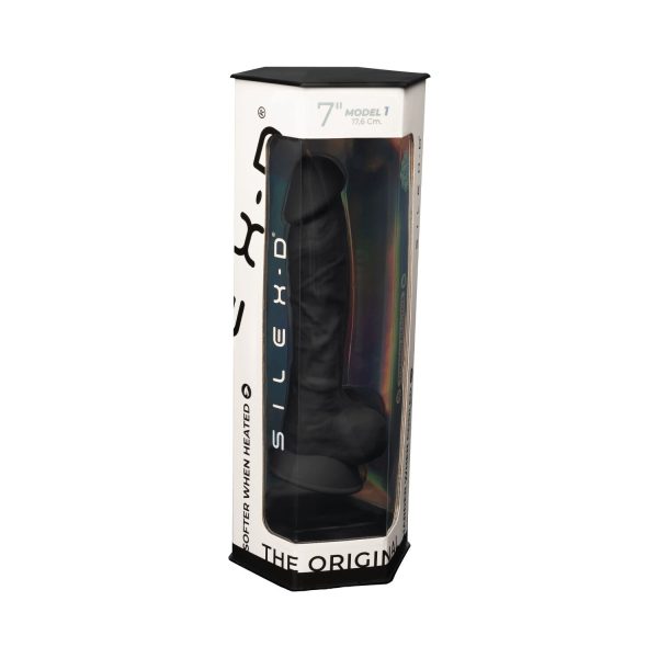 Фаллоимитатор SilexD Johnny (MODEL 1 size 7in), двухслойный, силикон+Silexpan, диаметр 3,8см