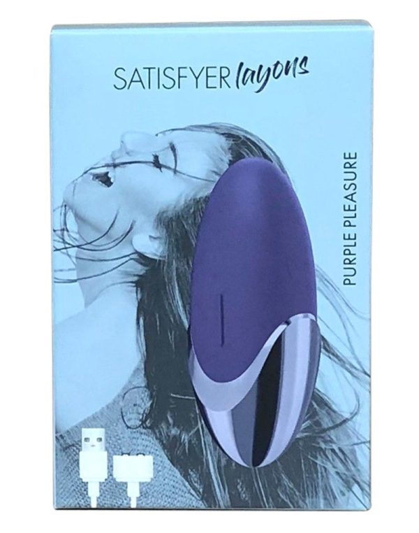 Мощный вибратор Satisfyer Lay-On - Pleasure, водонепроницаемый,15 режимов работы