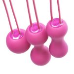 Набір вагінальних кульок Je Joue - Ami Fuchsia, діаметр 3,8-3,3-2,7см, вага 54-71-100гр  + подарунок косметичка