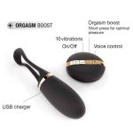 Виброяйцо Dorcel Secret Delight с пультом ДУ, с турборежимом и голосовым управлением