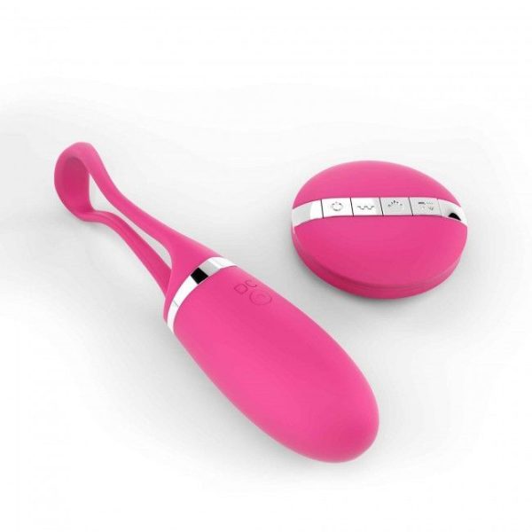 Віброяйце Dorcel Secret Delight Magenta з пультом ДК, з турборежимом і голосовим керуванням