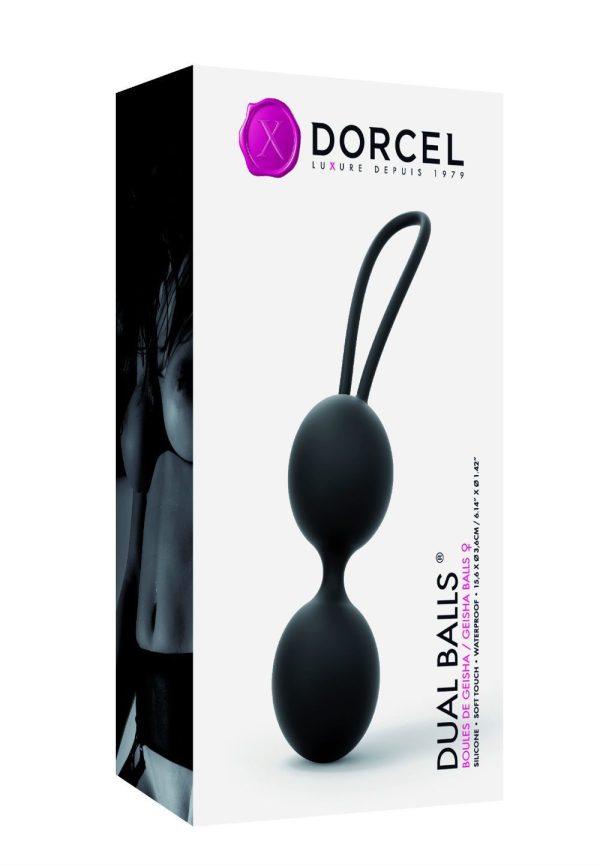 Вагинальные шарики Dorcel Dual Balls диаметр 3,6см, масса 55 г