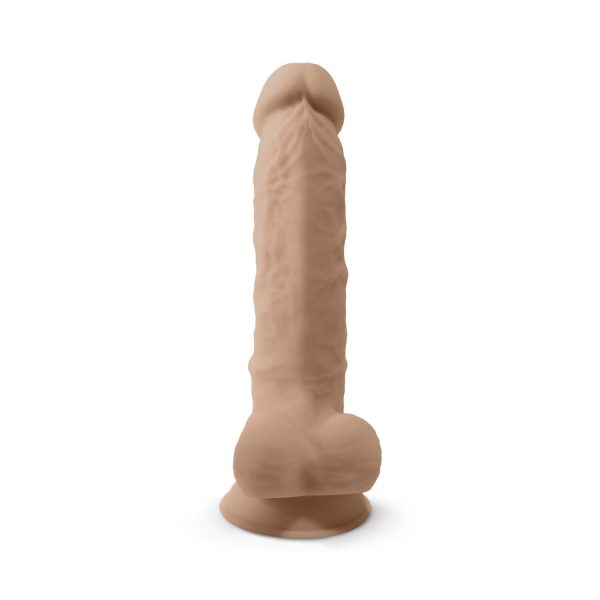 Фаллоимитатор SilexD Vetus Flesh (MODEL 1 size 8in), двухслойный, силикон+Silexpan, диаметр 4,2см