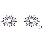 Пестіс з кристалів Petits Joujoux Gloria set of 2 - Black прикраса на груди