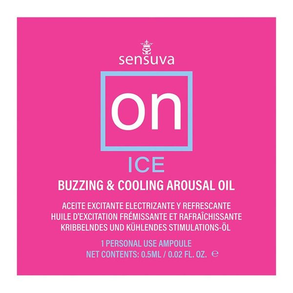 Пробник возбуждающего масла Sensuva – ON Arousal Oil for Her Ice (0,3 мл)
