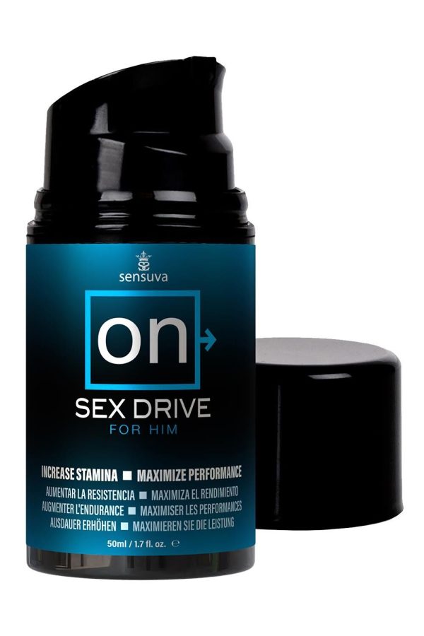 Крем для повышения либидо у мужчин Sensuva ON Sex Drive for Him 50 мл, с натуральными экстрактами