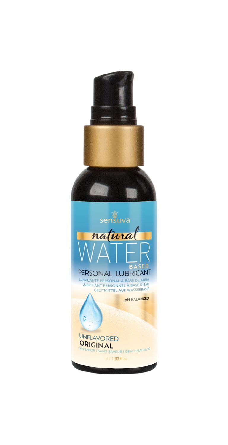 Лубрикант на водной основе Sensuva Natural Water-Based (57 мл), без глицерина и парабенов