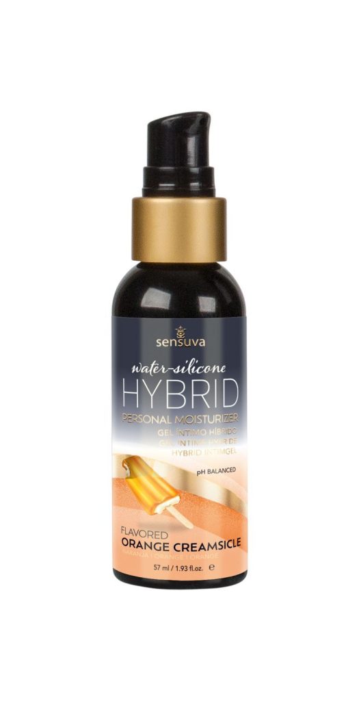 Змазка водно-силіконова Sensuva Hybrid Creamsicle 57мл без цукру, можна для оральних пестощів
