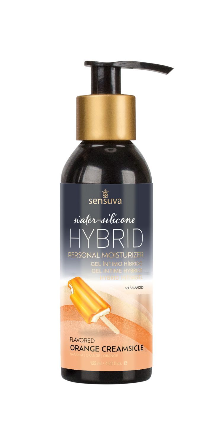 Змазка водно-силіконова Sensuva Hybrid Creamsicle (125мл) без цукру, можна для оральних пестощів