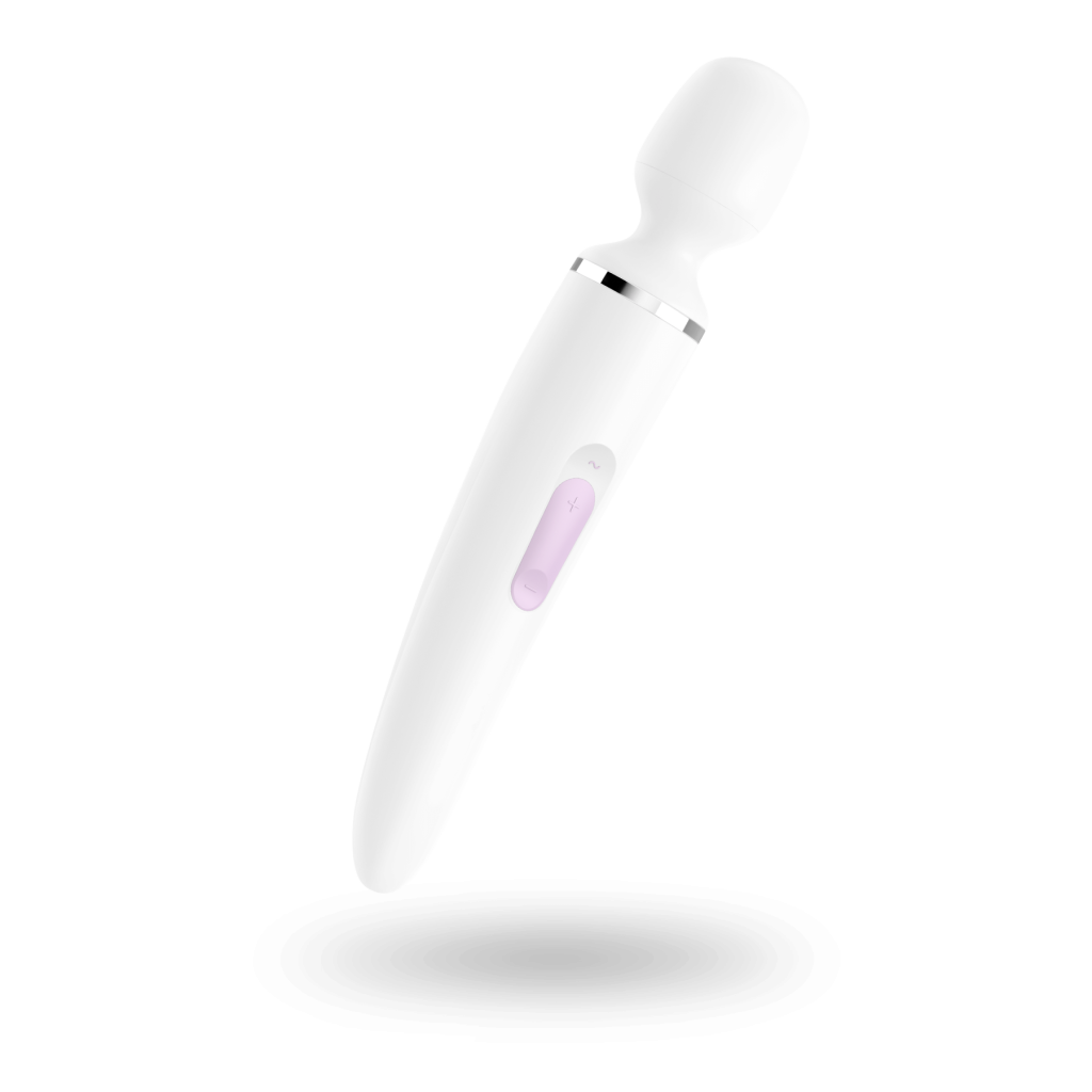 Вибромассажер Satisfyer Wand-er Woman ( /Chrome), водонепроницаемый, мощный, размер