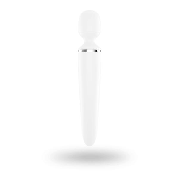 Вибромассажер Satisfyer Wand-er Woman ( /Chrome), водонепроницаемый, мощный, размер