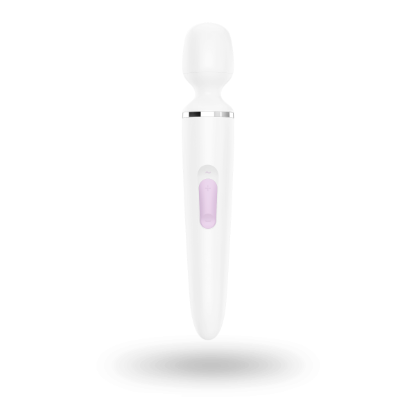 Вибромассажер Satisfyer Wand-er Woman ( /Chrome), водонепроницаемый, мощный, размер
