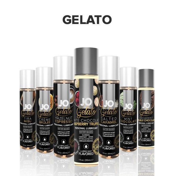 Смазка на водной основе JO GELATO Chocolate Raspberry (30 мл) без сахара и парабенов