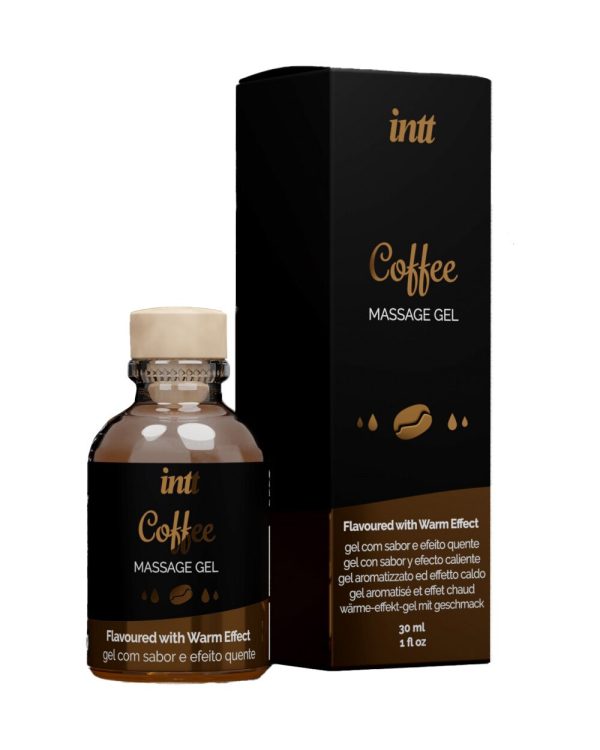 Масажний гель для інтимних зон Intt Coffee (30 мл) розігрівальний