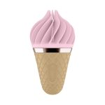 Мороженка-спиннатор Satisfyer Lay-On - Sweet Treat Pink/ 10 режимов работы, водонепроницаемый