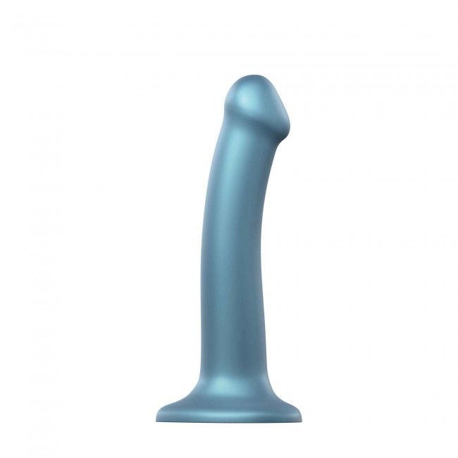 Насадка для страпона Strap-On-Me Mono Density Dildo диам. 3,3см, однослойный силикон, гибкий