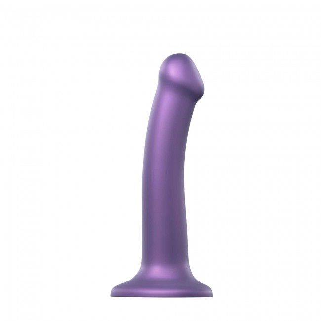Насадка для страпона Strap-On-Me Mono Density Dildo диам. 3,3см, однослойный силикон, гибк