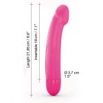 Вібратор Dorcel Real Vibration Magenta 2.0, діаметр 3,7см, перезаряджається, для точки G