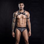 Чоловічий еротичний костюм з портупеєю "Дикий Джеймс"