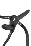 Подвійний страпон з вібрацією Fetish Tentation Vibrating Strap-On with Double Dildo