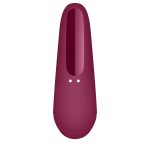 Вакуумный клиторальный стимулятор Satisfyer Curvy 1+ Rose с управлением через интернет