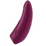Вакуумный клиторальный стимулятор Satisfyer Curvy 1+ Rose с управлением через интернет