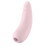 Вакуумный клиторальный стимулятор Satisfyer Curvy 2+ с управлением через интернет