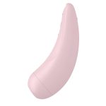 Вакуумный клиторальный стимулятор Satisfyer Curvy 2+ с управлением через интернет
