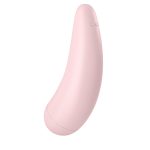 Вакуумный клиторальный стимулятор Satisfyer Curvy 2+ с управлением через интернет