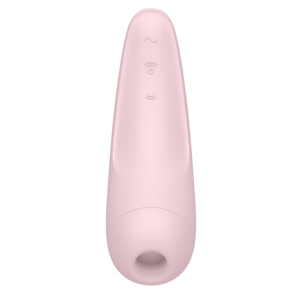 Вакуумный клиторальный стимулятор Satisfyer Curvy 2+ с управлением через интернет