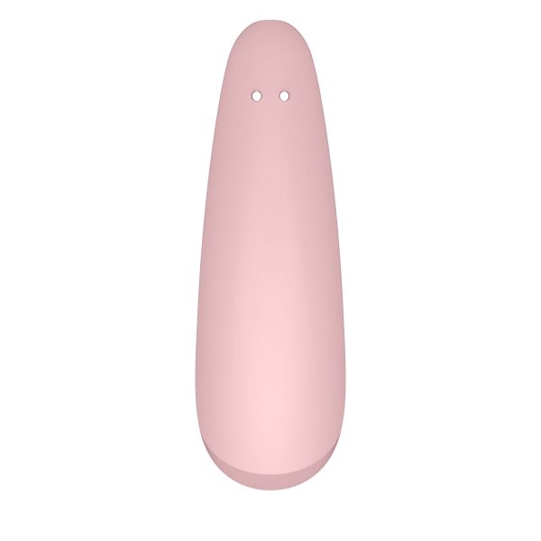Вакуумный клиторальный стимулятор Satisfyer Curvy 2+ с управлением через интернет