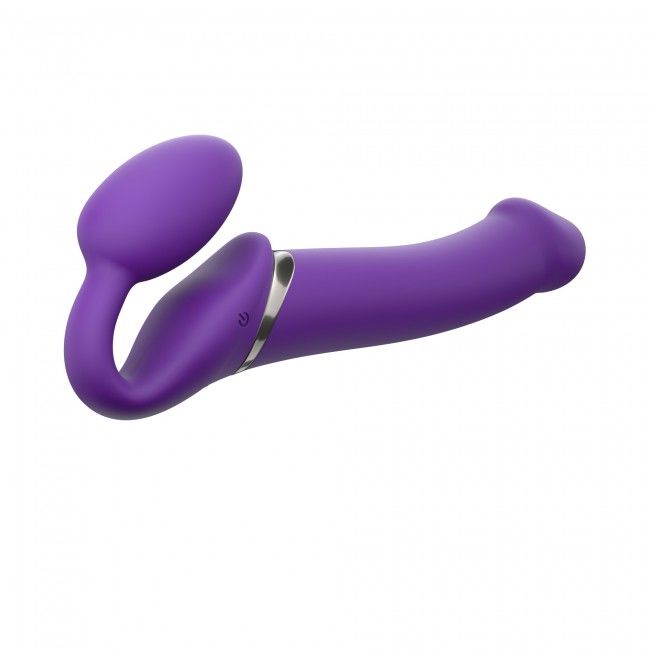 Безремінний страпон з вібрацією Strap-On-Me Vibrating діам. 4,2 см, пульт ДК, регульований