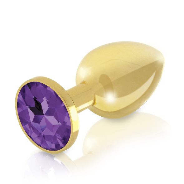 Набір металевих анальних пробок із кристалом RIANNE – Booty Plug Luxury Set, діаметр 3 та 3,5 см