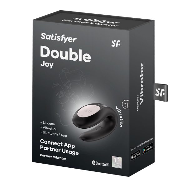 Смарт-вибратор для пар Satisfyer Double Joy с широким клиторальным стимулятором