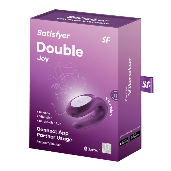 Смарт-вибратор для пар Satisfyer Double Joy с широким клиторальным стимулятором
