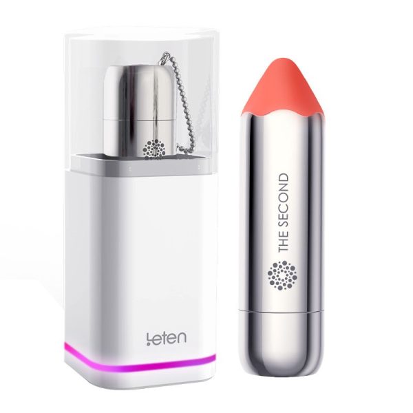 Вибропуля Leten The Second scented с индукционной зарядкой, водонепроницаемая, очень мощная