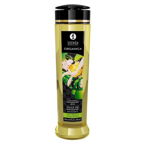 Органическое массажное масло Shunga ORGANICA - Exotic tea (240 мл) с витамином Е