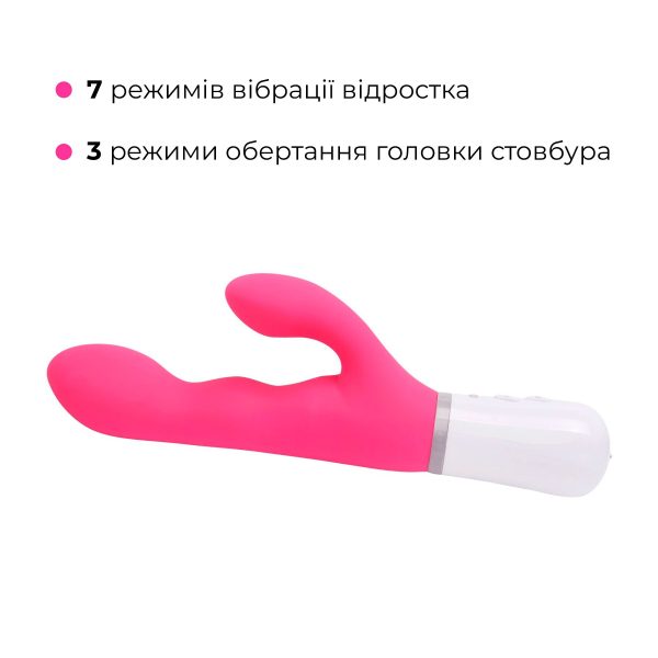 Смарт вибратор-кролик Lovense Nora с вращающимся стволом
