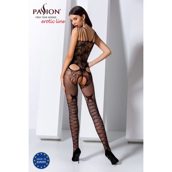 Ажурний бодістокінг з інтимними вирізами Passion BS076