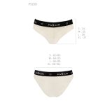 Трусики з широкою гумкою і мереживом Passion PS001 PANTIES ecru