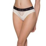Трусики з широкою гумкою і мереживом Passion PS001 PANTIES ecru