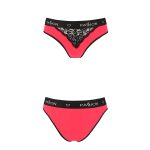 Трусики з широкою гумкою і мереживом Passion PS001 PANTIES red