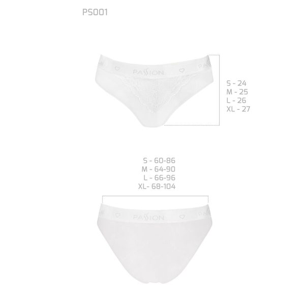 Трусики с широкой резинкой и кружевом Passion PS001 PANTIES