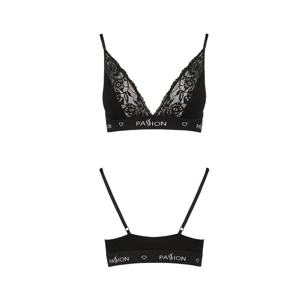Еластичний топ з мереживом Passion PS001 TOP