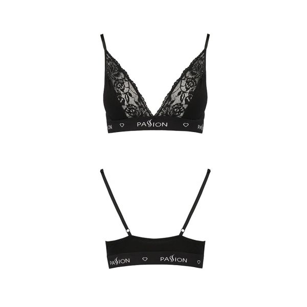 Еластичний топ з мереживом Passion PS001 TOP